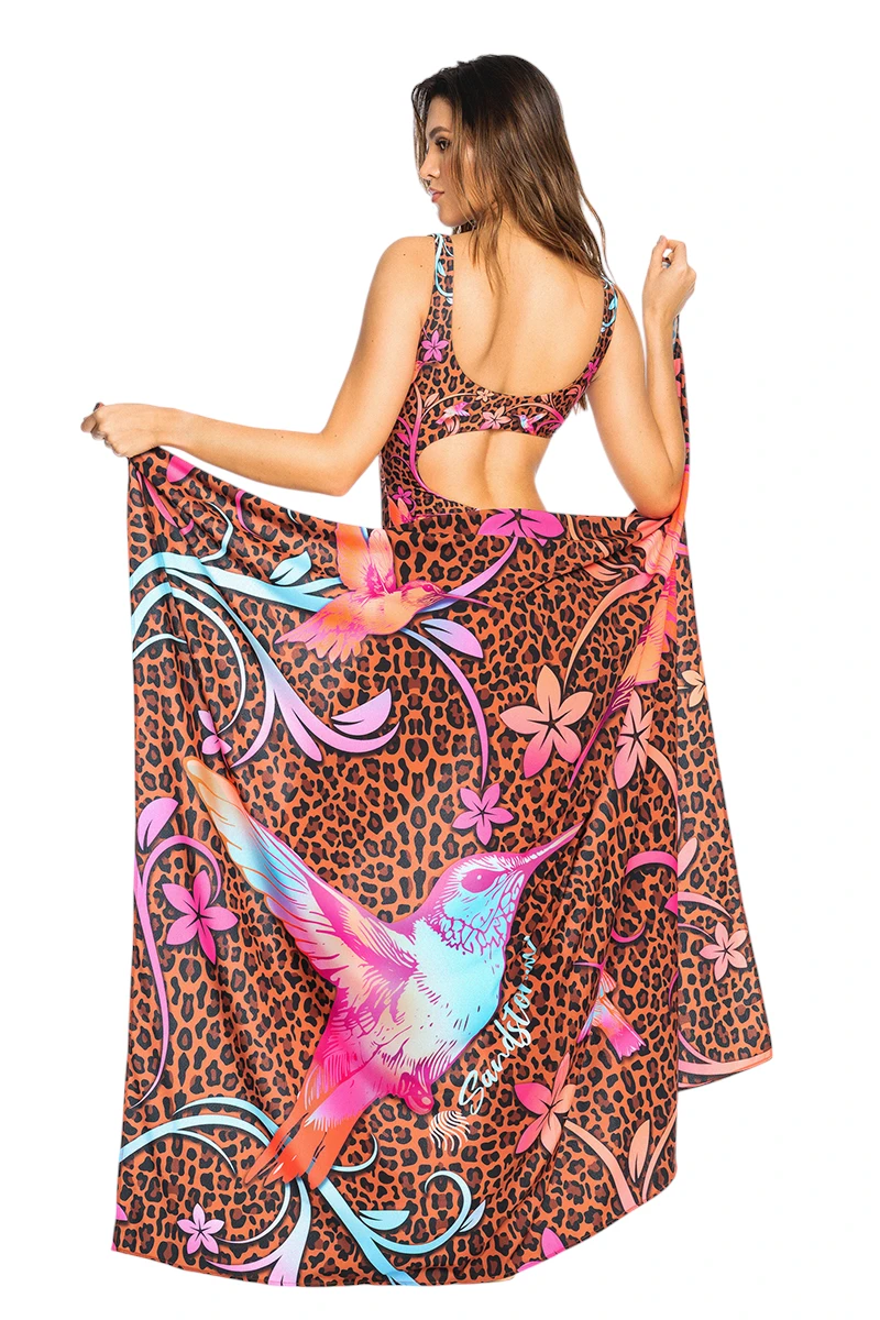 Bright Birds Sarong